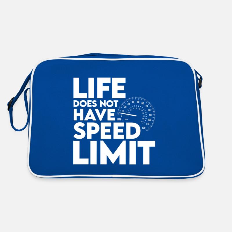 Life Does Not Have Speed Limit 2 Retro Tasche