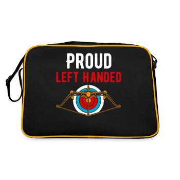 Proud Left-Handed Archery Bow - Retro Bag - black/gold - Back