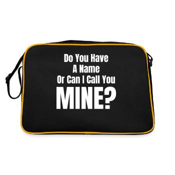 Avez-vous un nom ou puis-je vous miner - Sac Retro - noir/or - Dos