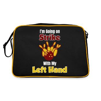 I become ambidextrous with my left hand bowlers - Retro Bag - black/gold - Back