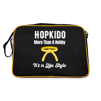 Le Hapkido est plus qu'un passe-temps, c'est un - Sac Retro - noir/or - Dos
