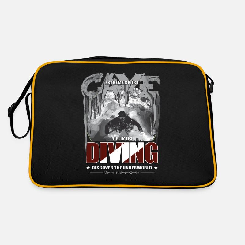 Cave Diving Cave Diving Gift Extreme Sports Retro Bag