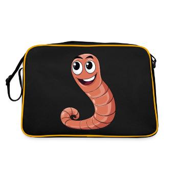 Ver de terre - Cultivateurs de vers - Compétences de ferme de vers - Sac Retro - noir/or - Dos