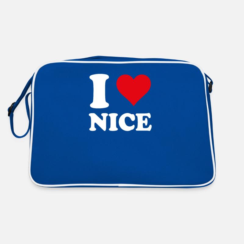 I Love Nice Cadeau Tourisme Sac Retro