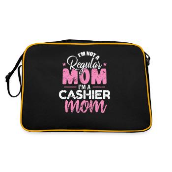 Je ne suis pas une maman ordinaire, je suis une maman caissière - Sac Retro - noir/or - Dos
