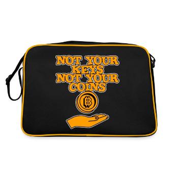 Pas vos clés, pas vos pièces de monnaie 2 - Sac Retro - noir/or - Dos