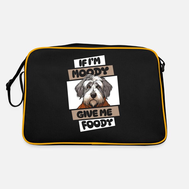 Vieux berger anglais Bobtail mignon Sac Retro