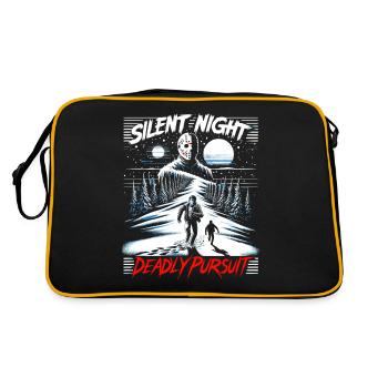 Douce nuit, poursuite mortelle - Poursuite d’horreur hivernale - Sac Retro - noir/or - Dos