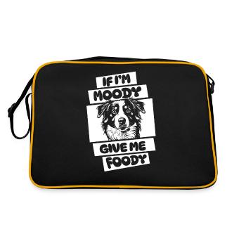 Bouvier Bernois Drôle - Sac Retro - noir/or - Dos