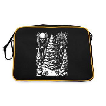 Frightful Festive Forest Gothic Winter - Retro Bag - black/gold - Back