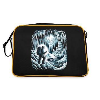 Ice Caving Adventure Apparel Ice Cave - Retro Bag - black/gold - Back