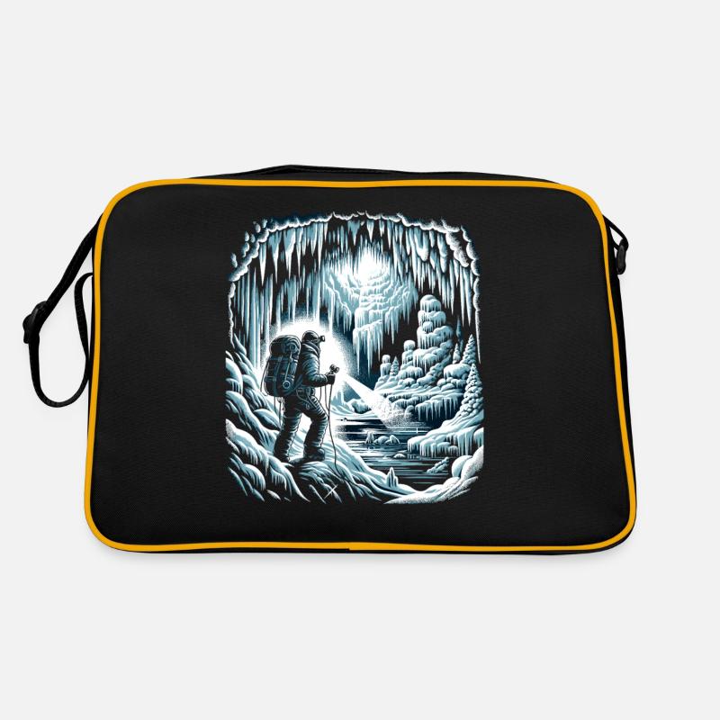 Ice Caving Adventure Apparel Ice Cave Retro Bag