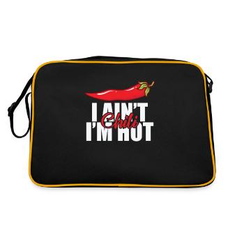 Je ne suis pas du chili, je suis une cuisine d’épices chaudes - Sac Retro - noir/or - Dos