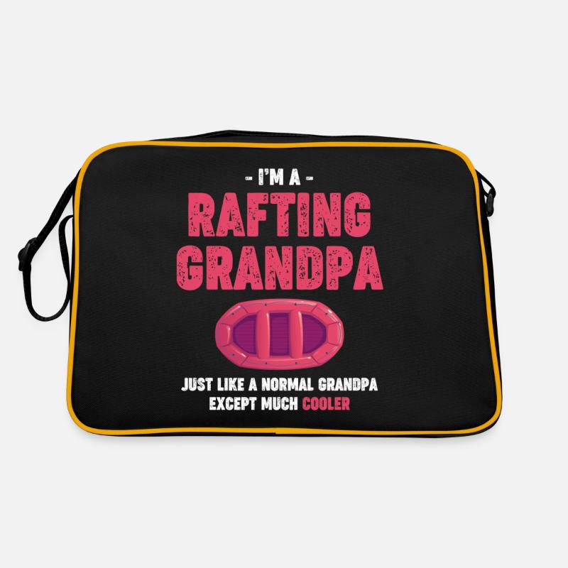 Never underestimate an old man who Retro Bag