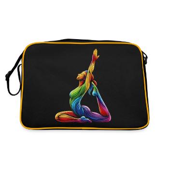 Yoga Arc-en-ciel - Sac Retro - noir/or - Dos