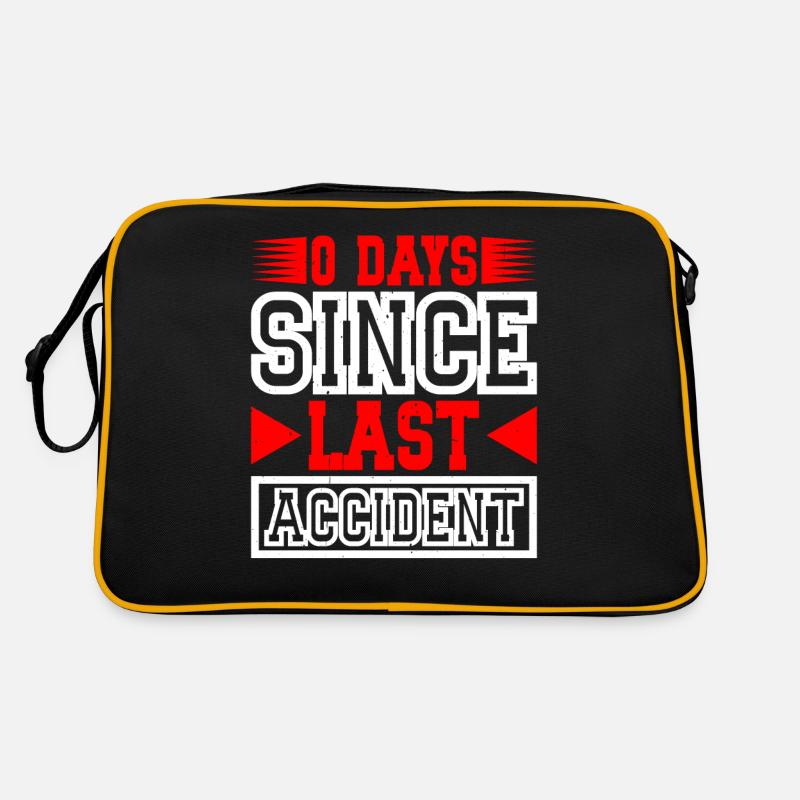 0 Days Since Last Accident 18 Retro Tasche