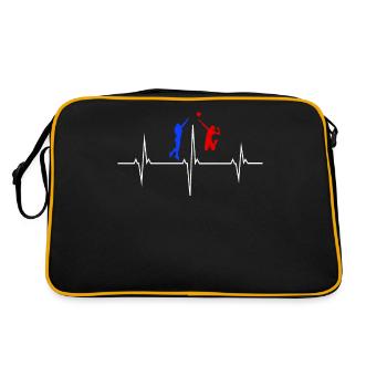 Heartbeat Heartbeat Volleyball France - Retro Bag - black/gold - Back