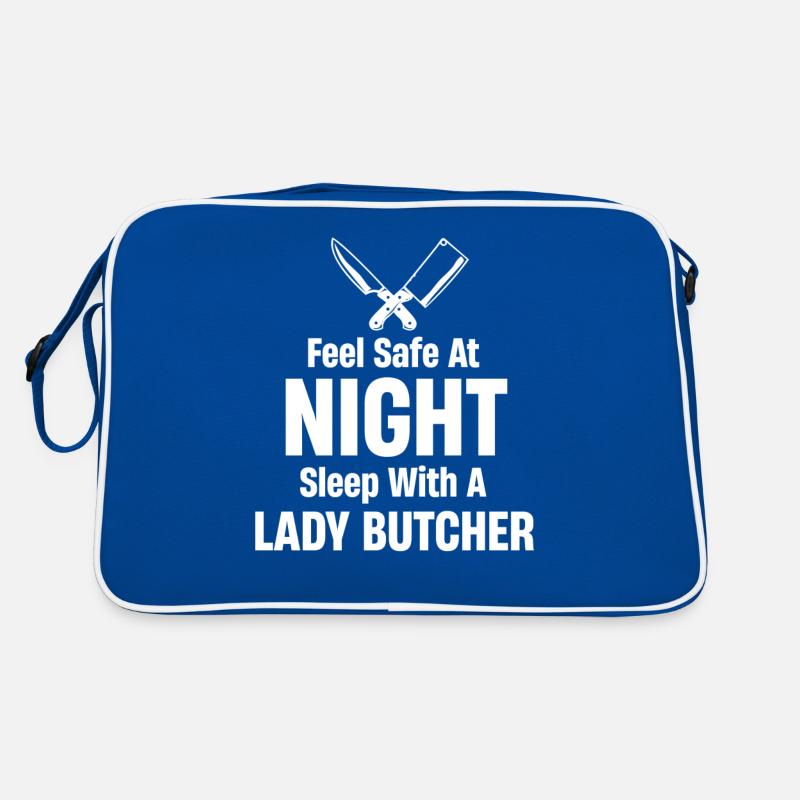 Feel safe Sleep with you at night Retro Bag