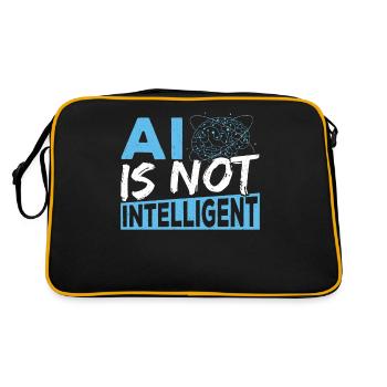 Cerveau Numérique Robot AI Artificiel Général - Sac Retro - noir/or - Dos