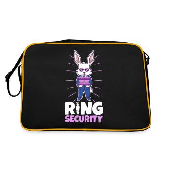 Bague Sécurité Mariage - Sac Retro - noir/or - Dos