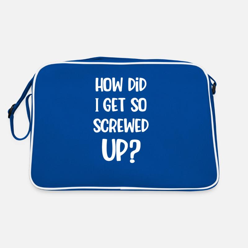 How could I feel like that? Funny Back Surgery Retro Bag