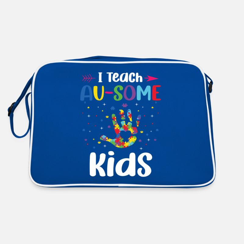 Ich Unterrichte Au-some Kinder, Sonderpädagogen, Retro Tasche