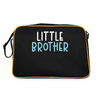 Little Brother Gifts - Retro Tasche - Schwarz/Gold - Hinten