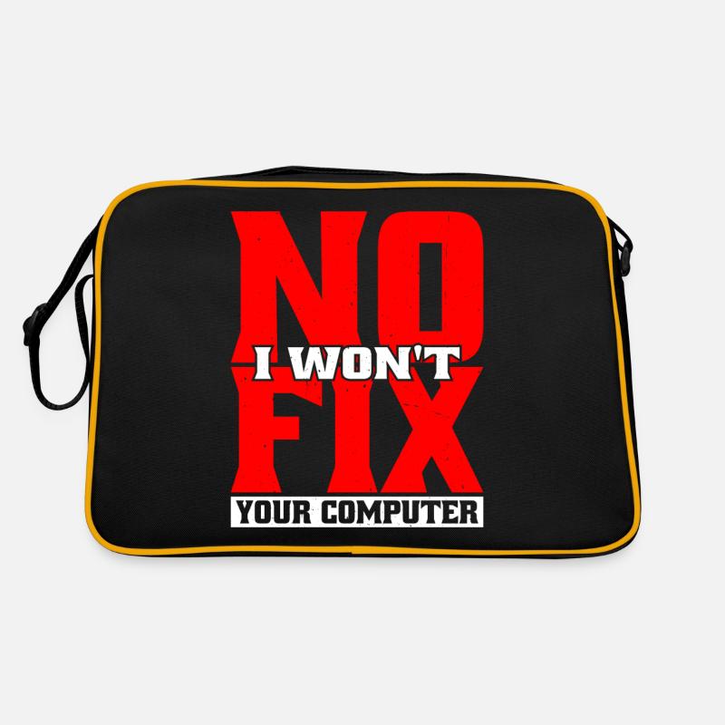 No, I Won't Fix Your Computer 20 Retro Tasche