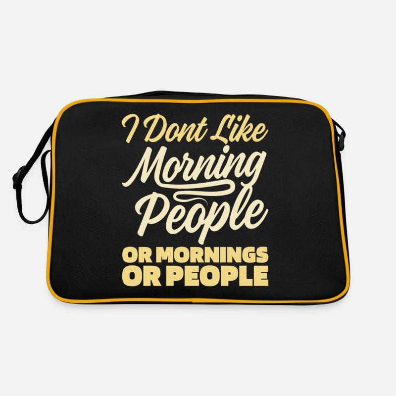 Schwarzer Humor Lustig Retro Tasche