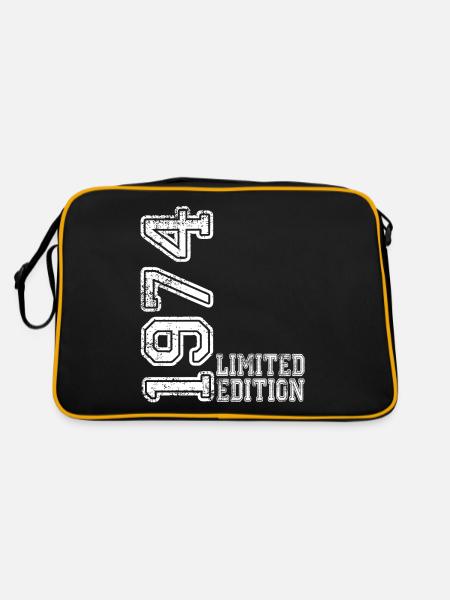 Édition limitée 1974 - Sac Retro - noir/or - Dos