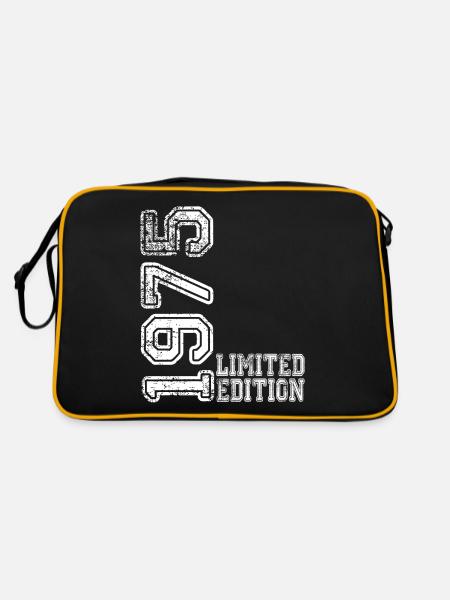 Édition limitée 1975 - Sac Retro - noir/or - Dos