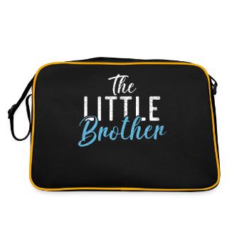 Little Brother Gifts - Retro Tasche - Schwarz/Gold - Hinten