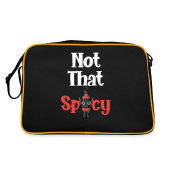 Pas que les amateurs de nourriture épicée - Sac Retro - noir/or - Dos