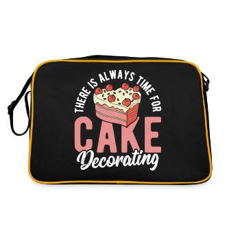 Confiseur Confiseur Pâte De Gomme Décoration De Gâteau - Sac Retro - noir/or - Dos
