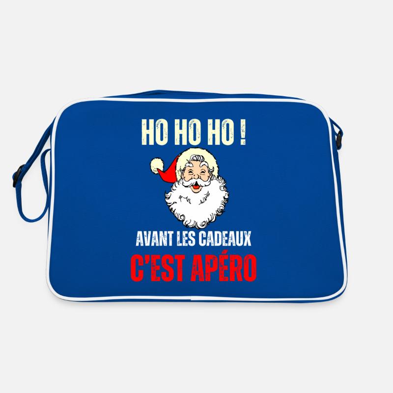 HO HO HO Avant Les Cadeaux C'est APERO Cadeau Noël Sac Retro