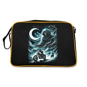 Mystic Moonlight Chase : Slasher à l’affût - Sac Retro - noir/or - Dos
