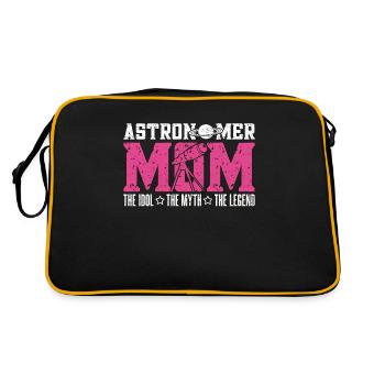 Astronome Maman L’Idole L’Astrologue Astronomes - Sac Retro - noir/or - Dos