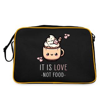 Amateur de chocolat chaud Soirée de Noël d’hiver confortable - Sac Retro - noir/or - Dos