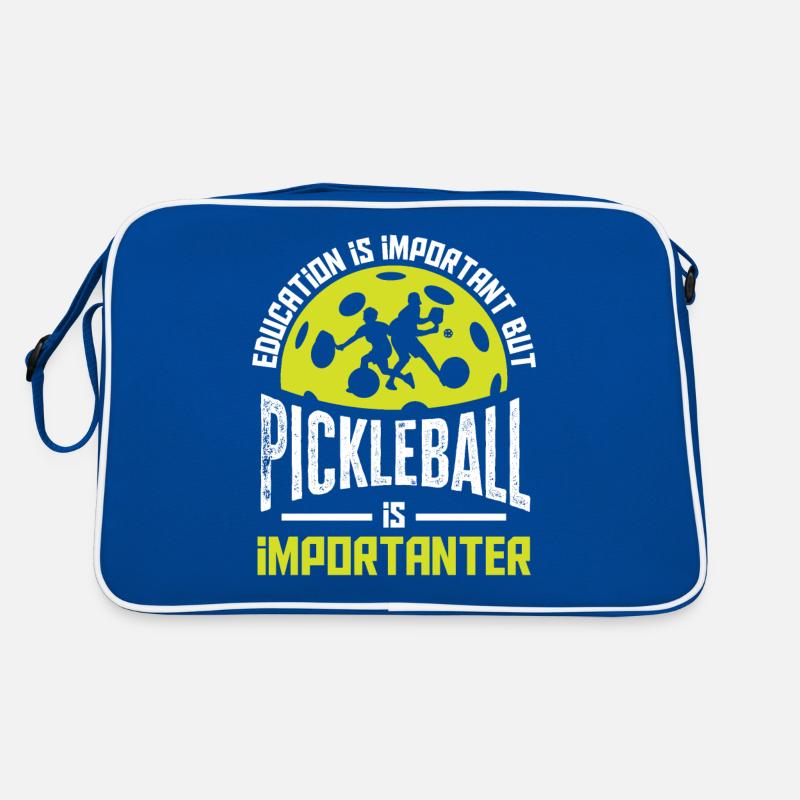 Lustiges Pickleball Geschenk Retro Tasche