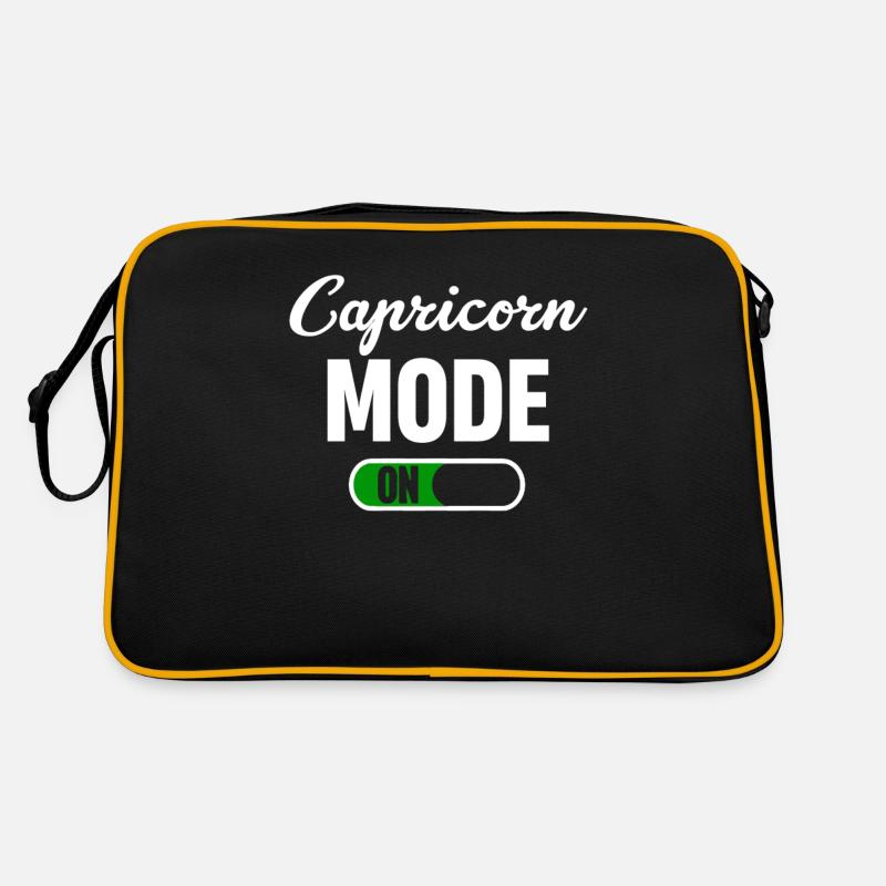 Capricorn mode for funny horoscopes Retro Bag