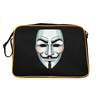 Funny Hacker Style Hacking Lover Computer - Retro Bag - black/gold - Back