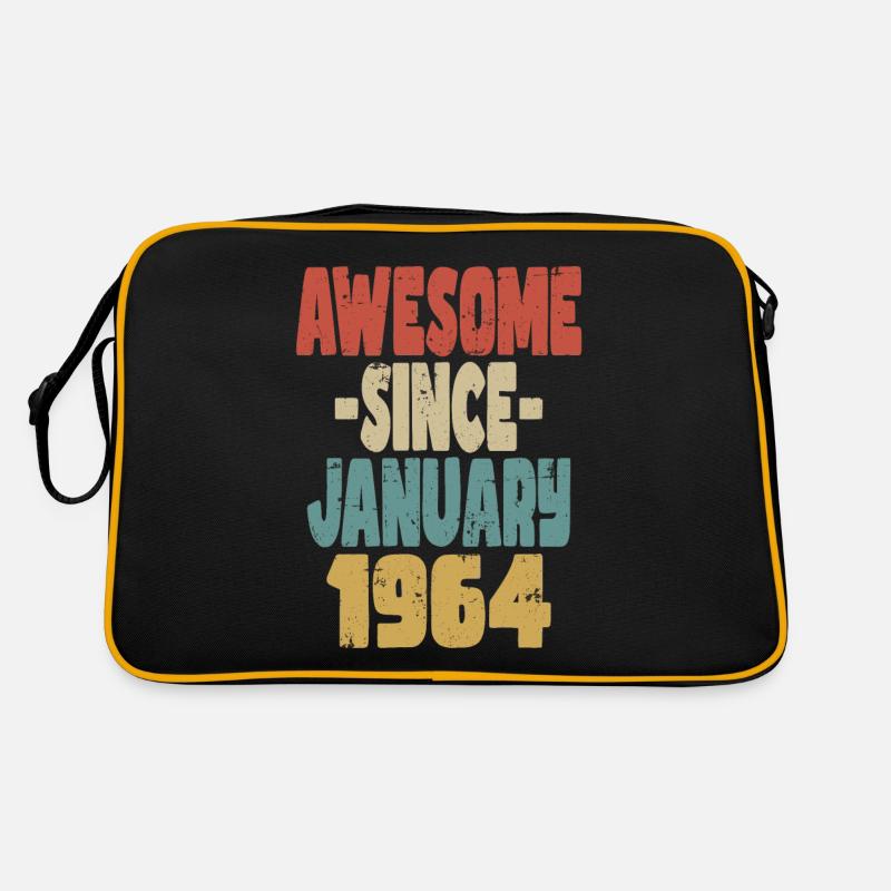 Fantastischer Januar 1956 Retro Tasche