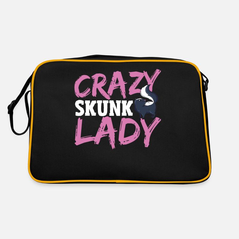 Crazy Skunk Lady Skunk Chuchoteur Sac Retro