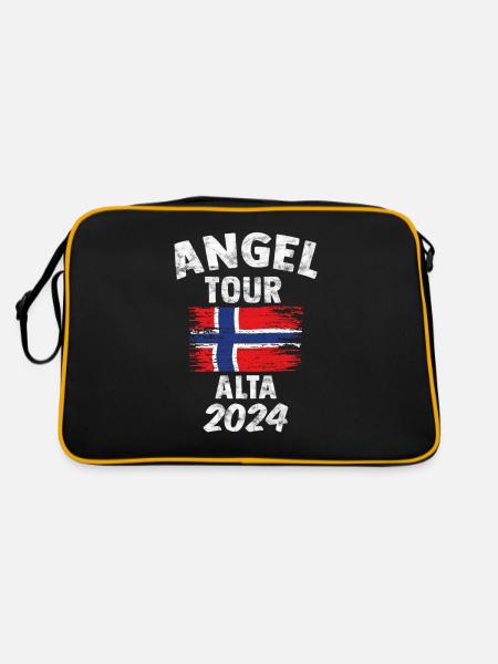 ALTA 2024 - Angel Tour Norway Gift - Retro Bag - black/gold - Back