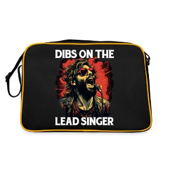 Dibs On The Lead Singer 7 - Retro Bag - black/gold - Back