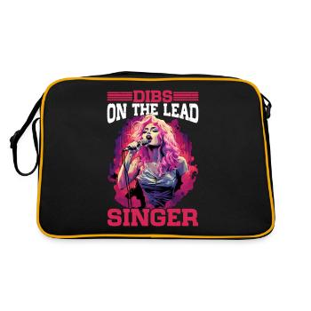 Dibs On The Lead Singer 6 - Retro Bag - black/gold - Back