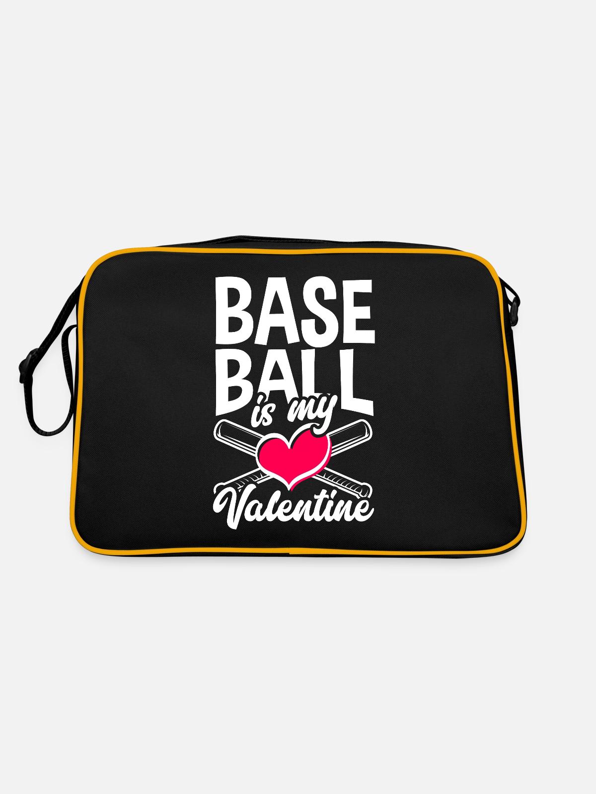Funny Baseball - Retro Bag - black/gold - Back