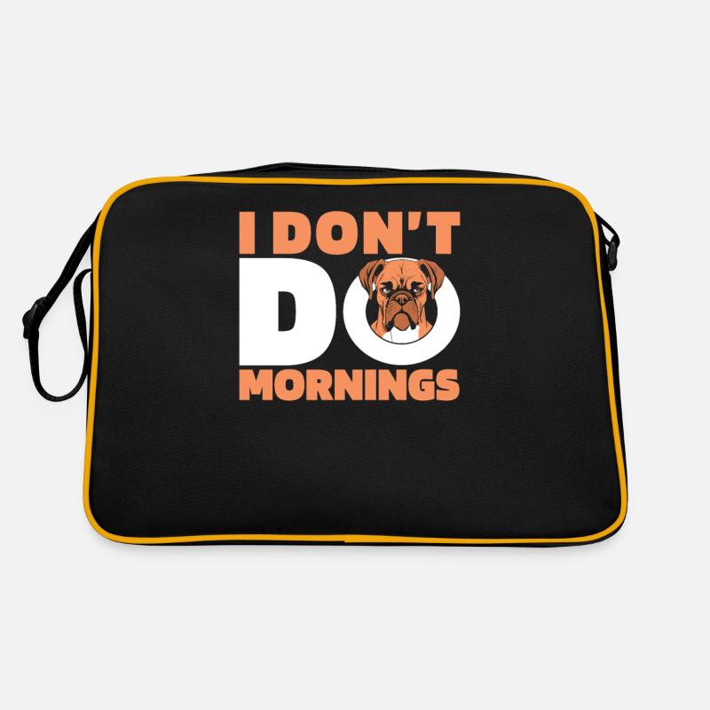 Boxer Hund Deutscher Boxer Lustig Retro Tasche