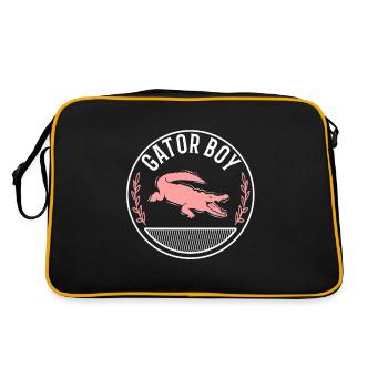 Gator Boy - Sac Retro - noir/or - Dos