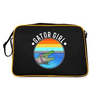 Gator Girl - Sac Retro - noir/or - Dos
